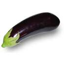 Aubergine, Lange Violette - Solanum melongena - Demeter Biologische Samen