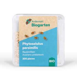 Phytoseiulus Raubmilben - gegen Spinnmilben (Luftfeuchtigkeit > 60%) 200 Stk. (1 Set)