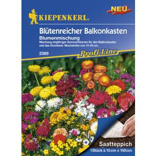 Blumenmischung Blütenreicher Balkonkasten Saatteppich - Diverse species