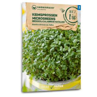Keimsprossen / Microgreens Brokkoli, Broccoli Calabrese...