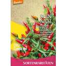 Chili Capela Rot - Capsicum frutescens - Demeter biologische Samen