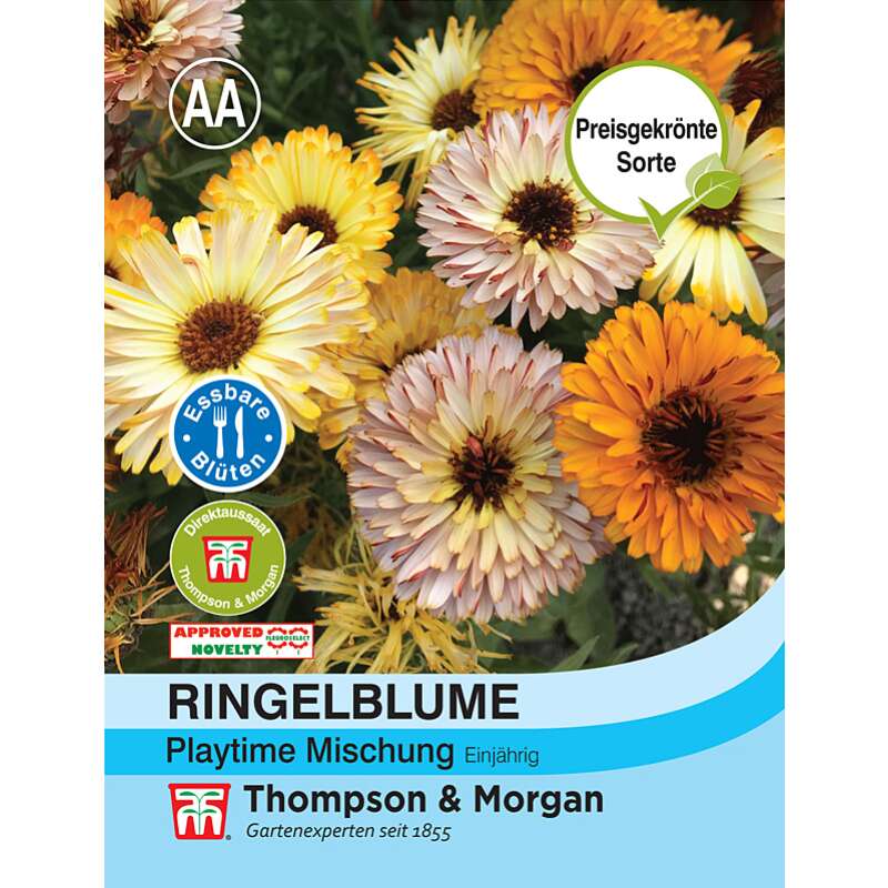 Ringelblume Playtime Mischung - Calendula officinalis - Samen