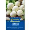 Rettich Runder weisser - Raphanus sativus - Samen