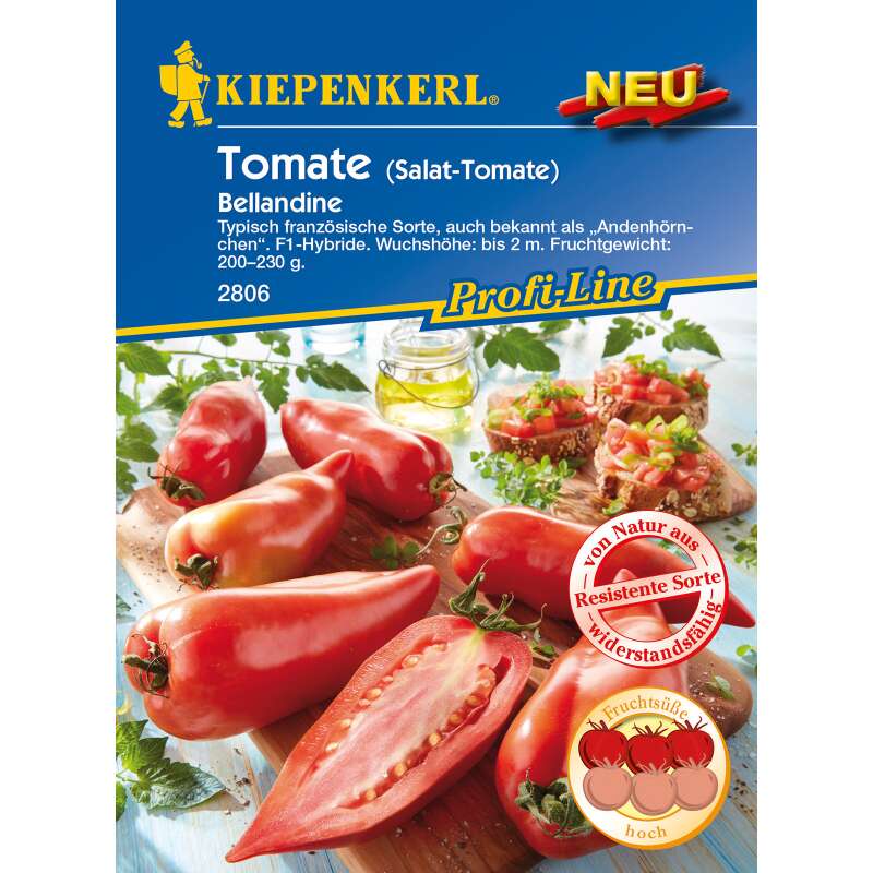 Tomate, Salattomate Bellandine F1 - PROFILINE - Solanum lycopersicum - Samen