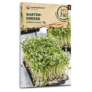 Kresse, Gartenkresse - Lepidium sativum - BIOSAMEN