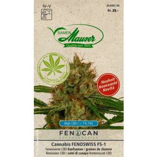 CBD Hanf, Fenoswiss - Cannabis - Hanfsamen