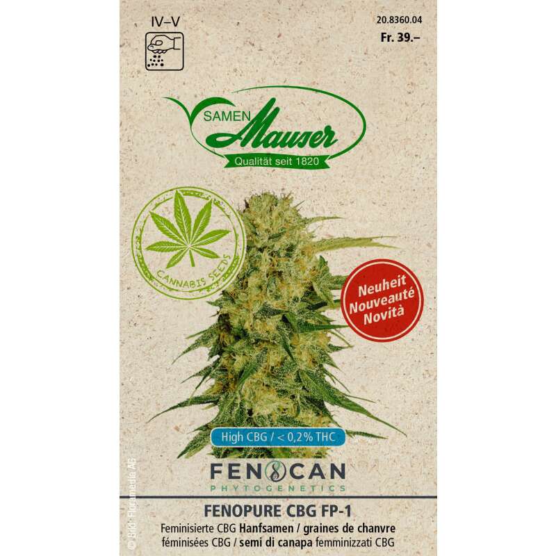 CBG Hanf, Fenopure - Cannabis - Hanfsamen
