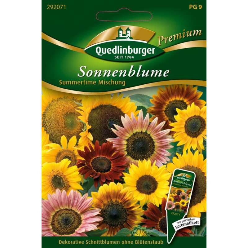 Sonnenblume Summertime Mischung - Helianthus annuus - Samen