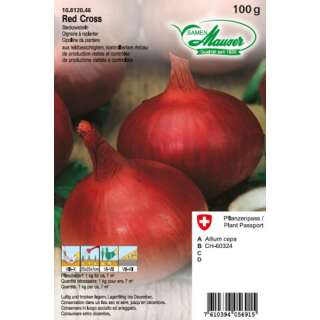 Red Cross F1 Zwiebel - Allium cepa - Winter-Steckzwiebeln 100 g