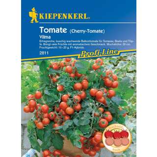 Tomate, Cherrytomate Vilma F1 - PROFILINE - Solanum lycopersicum - Samen