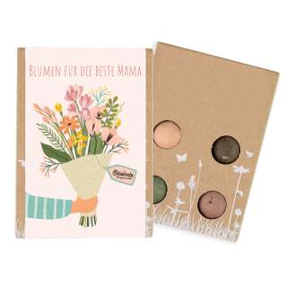 Blossombs Geschenkbox Mini Blumen für die beste Mama...