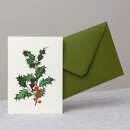 Weihnachts Grusskarte mit Umschlag