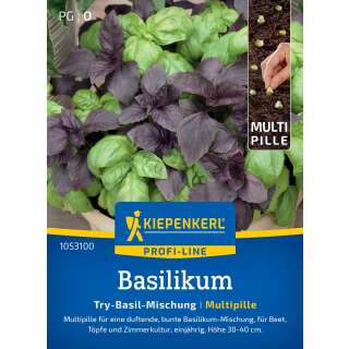 Basilikum Try-Basil-Mix - Ocimum basilicum - Pillensaat