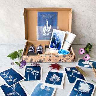 Cyanotype Kit - zur Herstellung eigener Blaudrucke