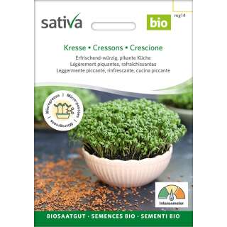 Bio Microgreens Kresse - Lepidium sativum - BIOSAMEN
