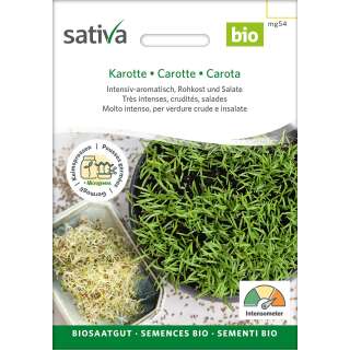 Bio Keimsprossen Karotte - Daucus carota - BIOSAMEN