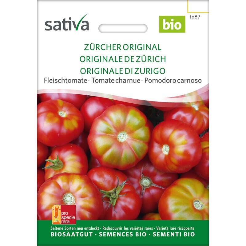 Tomate, Fleischtomate Zürcher Original - Lycopersicon esculentum - BIOSAMEN