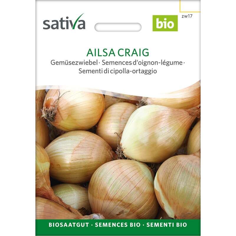 Gemüsezwiebel Ailsa Craig - Allium cepa  - BIOSAMEN