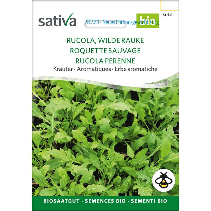 Rucola, Rauke mehrjährig - Diplotaxis tenuifolia  - BIOSAMEN