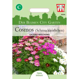 Cosmea, Schmuckkörbchen Gazebo Mischung - Cosmos bipinnatus - Samen