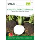 Rettich, Winterrettich Runder Schwarzer - Raphanus sativus  - BIOSAMEN