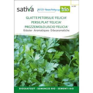 Petersilie, glatt Felicia - Petroselinum crispum - Biosamen