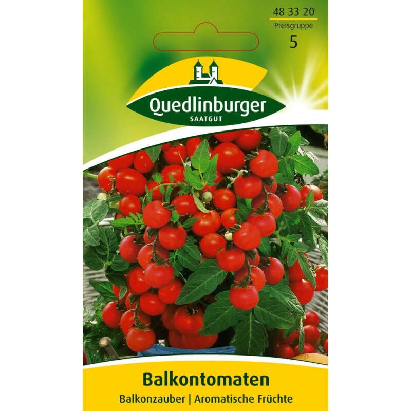 Tomate, Balkontomate Balkonzauber - Lycopersicon esculentum - Tomatensamen