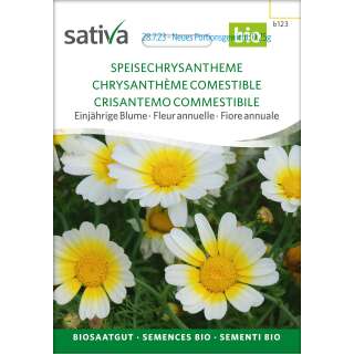 Speisechrysantheme - Glebionis coronaria - BIOSAMEN