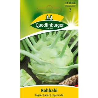 Kohlrabi Gigant - Brassica oleracea acephala gongylodes - Samen