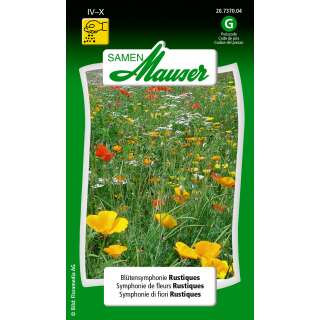 Blumenmischung Blütensymphonie - Rustiques - Samen