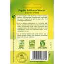 Paprika California Wonder - Capsicum annuum - Samen