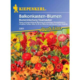 Balkonkasten Blumen Feuerzauber PROFILINE - Diverse...