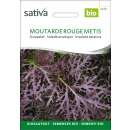 Asiasalat Moutarde Rouge Metis - Brassica rapa var. Japonica - Demeter Biologische Samen