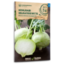 Kohlrabi Delikatess Witte - Brassica oleracea var....