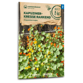 Kapuzinerkresse, Mischung, rankend - Tropaeolum majus -...