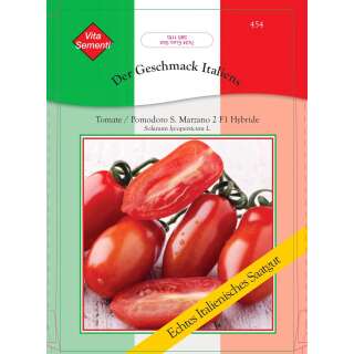 Tomate San Marzano Lungo F1 - Solanum Lycopersicum L. - Samen