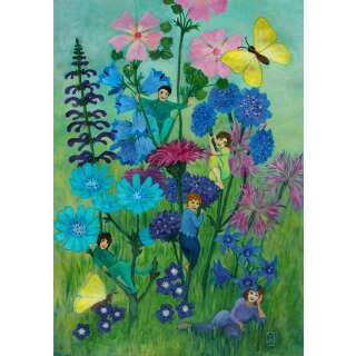 Wildblumenmischung Blaue Wiese - Diverse species -...