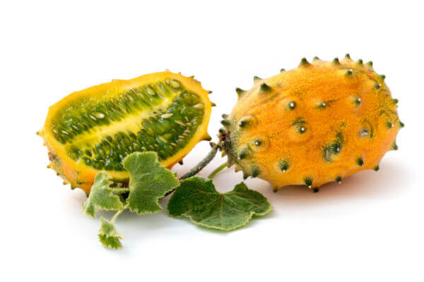 Kiwano (Cucumis metuliferus) reife Frucht